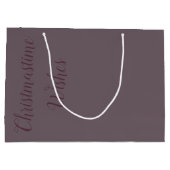 Kerstwensen Grote Papieren Cadeautas (Achterkant)