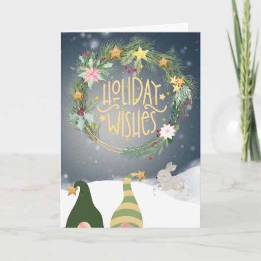 Kerstwensen Kaart (Voorkant)