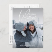 Kerstwensen Kerst Foto Kerstdrukwerk Feestdagenkaart (Voorkant / Achterkant)