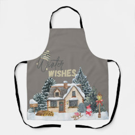 Kerstwensen Kerstcadeau voor Huisdecoratie Schort