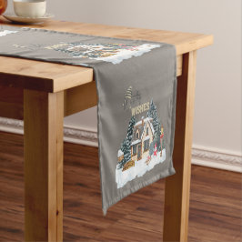 Kerstwensen Kerstcadeau voor tafeldecoratie thuis Korte Tafelloper