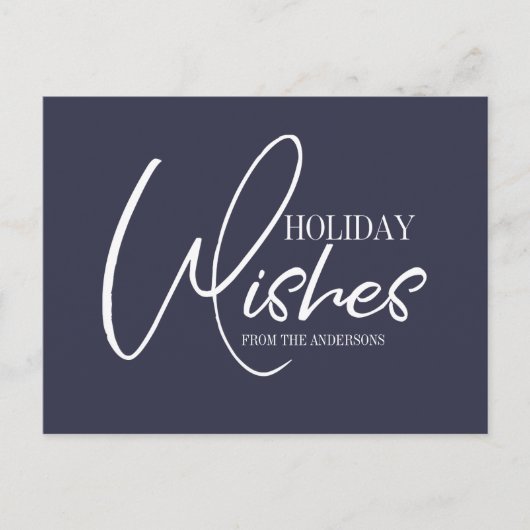 Kerstwensen Kerstkaart Feestdagenkaart (Voorkant)