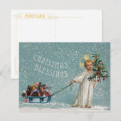 Kerstwensen kerstkaart feestdagenkaart (Voorkant / Achterkant)