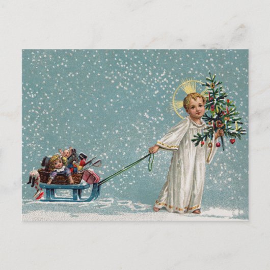 Kerstwensen kerstkaart feestdagenkaart (Voorkant)