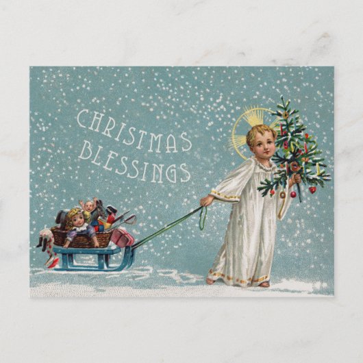 Kerstwensen kerstkaart feestdagenkaart (Voorkant)