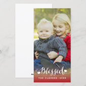 Kerstwensen | Kerstkaart portret (Voorkant / Achterkant)