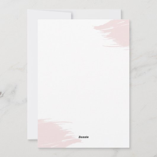 Kerstwensen - Kerstkaart - roze goud (Achterkant)