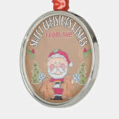 Kerstwensen Kerstversiering Metalen Ornament (Links)