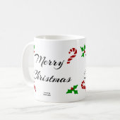 Kerstwensen koffiemok (Voorkant links)