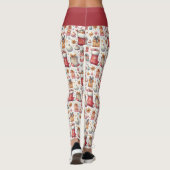 Kerstwensen Leggings (Achterkant)