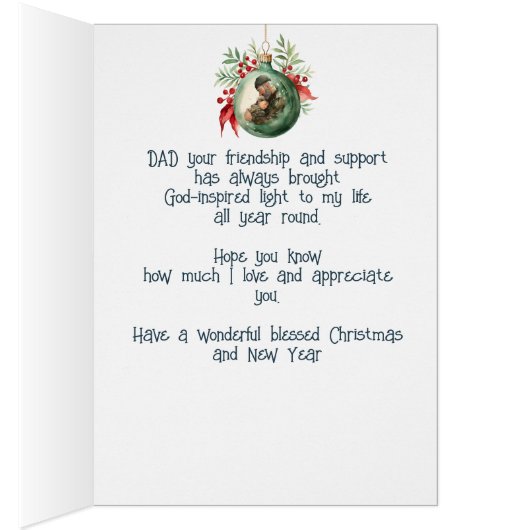 Kerstwensen & Liefde voor PAPA (Binnen (Rechts))