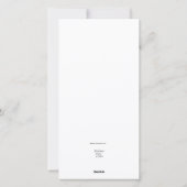 Kerstwensen liefdevol en oprecht. Kerstkaart (Achterkant)