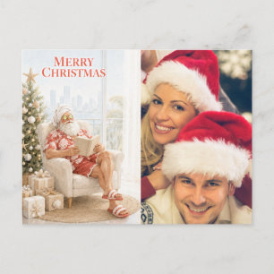 Kerstwensen maak je eigen foto feestdagenkaart