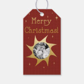 Kerstwensen met Glans - cadeaublaadjes Cadeaulabel (Voorkant)
