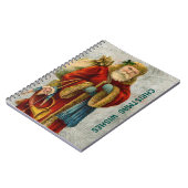 kerstwensen met kerstcadeautje notitieboek (Linkerzijde)