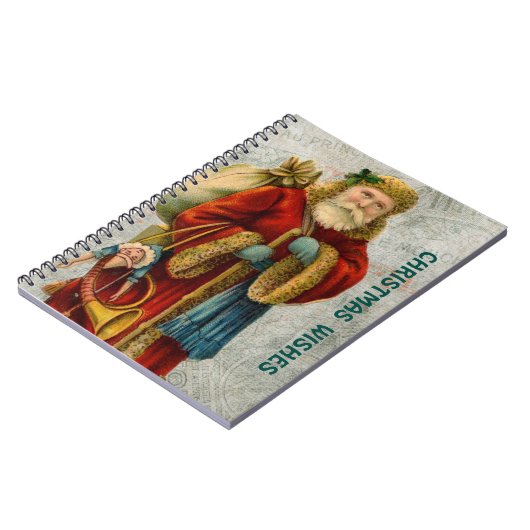 kerstwensen met kerstcadeautje notitieboek (Linkerzijde)