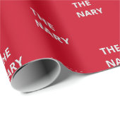 Kerstwensen op Rood Cadeaupapier (Rol Hoek)