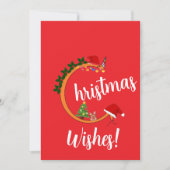 Kerstwensen serie 02 feestdagenkaart (Voorkant)