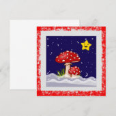 Kerstwensen, sneeuwende dagen (Voorkant / Achterkant)