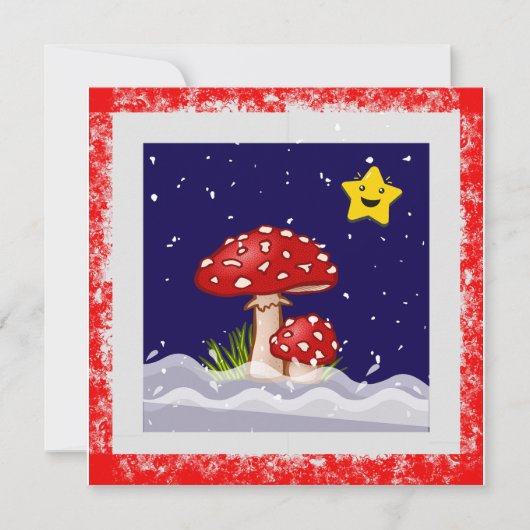 Kerstwensen, sneeuwende dagen (Voorkant)