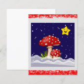 Kerstwensen, sneeuwende dagen (Voorkant / Achterkant)