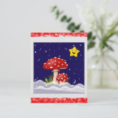 Kerstwensen, sneeuwende dagen (Staand voorkant)