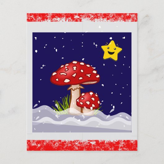 Kerstwensen, sneeuwende dagen (Voorkant)