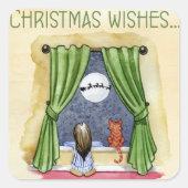 Kerstwensen stickers (Voorkant)