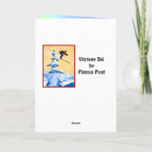 kerstwensen, Stowe, Vermont Feestdagen Kaart (Achterkant)