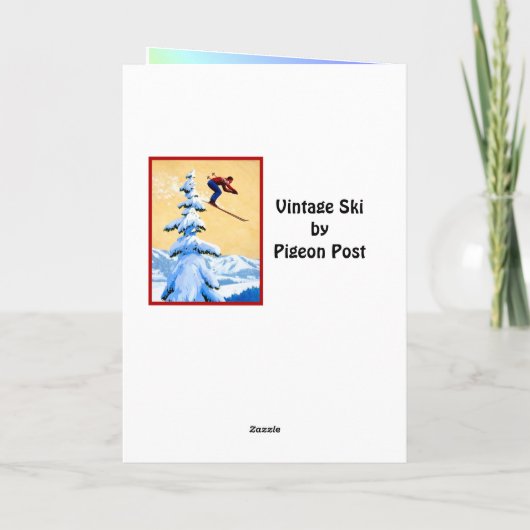 kerstwensen, Stowe, Vermont Feestdagen Kaart (Achterkant)