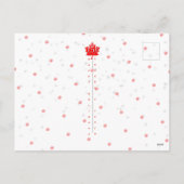 Kerstwensen uit Canada 150 Red Maple Leaf Feestdagenkaart (Achterkant)