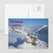 Kerstwensen uit de top van Europa Feestdagenkaart (Voorkant / Achterkant)