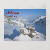 Kerstwensen uit de top van Europa Feestdagenkaart (Voorkant)