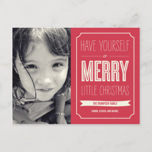 Kerstwensen Vakantie Fotokaart Briefkaart