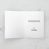 Kerstwensen Vakantie Groeten Kaart (Binnen)