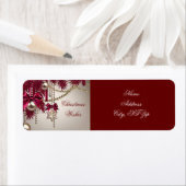 Kerstwensen Vakantie retour adres label (Insitu)