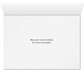 Kerstwensen van een familie  Groenen (Binenzijde Horizontaal (Onderkant))