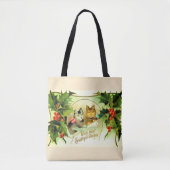 Kerstwensen van katten tote bag (Voorkant)