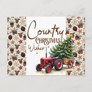 Kerstwensen vanuit het platteland briefkaart