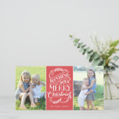 Kerstwensen Verzameling Feestdagenkaart (Staand voorkant)