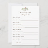 Kerstwensen voor Baby Kaart (Voorkant)