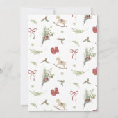 Kerstwensen voor Baby Kaart (Achterkant)