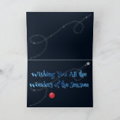 Kerstwensen w/Mooie Basset in de Sneeuw Kaart (Binnen)