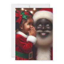 Kerstwensen - Zwarte Mensen Kerst Kaarten