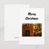 kerstWenskaart Bedankkaart (Voorkant / Achterkant)