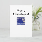 kerstWenskaart Bedankkaart (Staand voorkant)