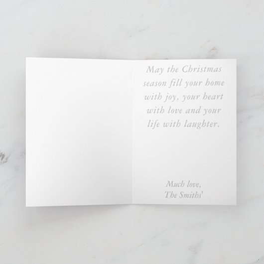 kerstWenskaart/envelop "siervoorwerpen" Feestdagen Kaart (Binnen)