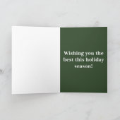 kerstWenskaart Feestdagen Kaart (Binnen)