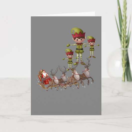 kerstWenskaart Feestdagen Kaart (Voorkant)