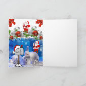 kerstWenskaart Feestdagen Kaart (Binnen)